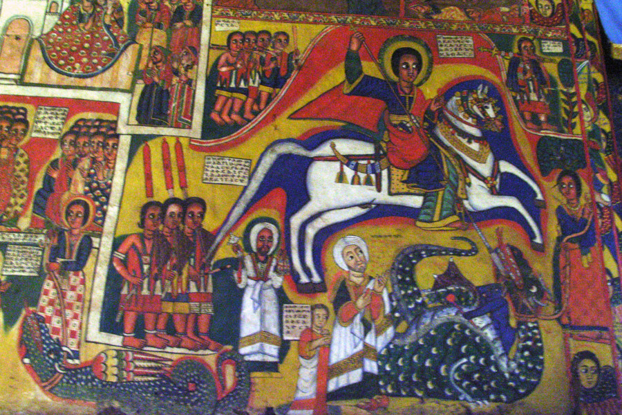 ウラキダネミフレット教会のフレスコ画