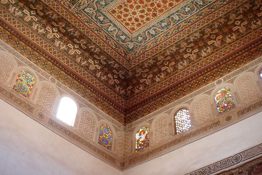 バヒア宮殿の美しい天井