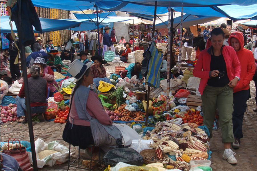 インディヘナの村市場